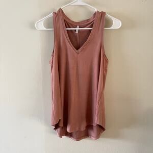 Z Supply Women’s XS Suede Swing Tank Top Mauve Ultra Soft Casual Lounge